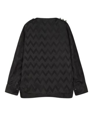  Fluid Top in Jacquard Viscose