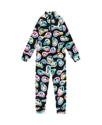 Girls' Two-Piece Thermal Underwear Set Smiley Face - Little Kid