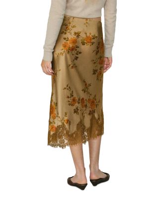 Carolina Silk Midi Skirt