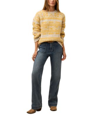 Powder Peak Crewneck Boyfriend Sweater