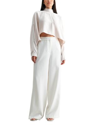 Mock Neck Caftan Top