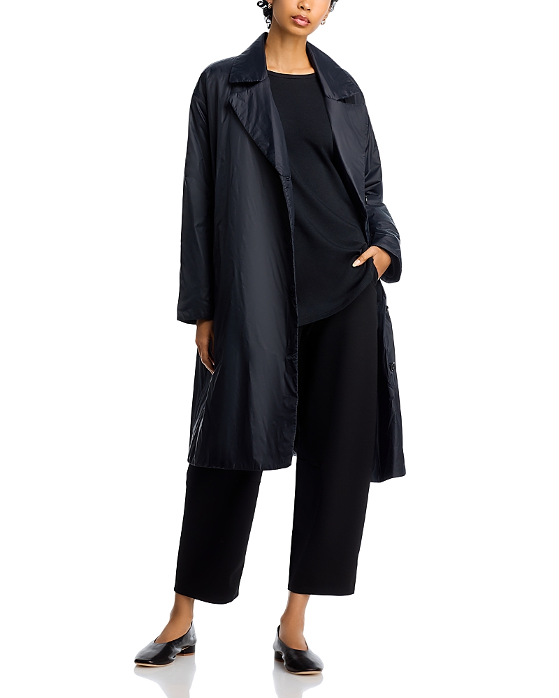 Eileen Fisher Padded Coat In Black