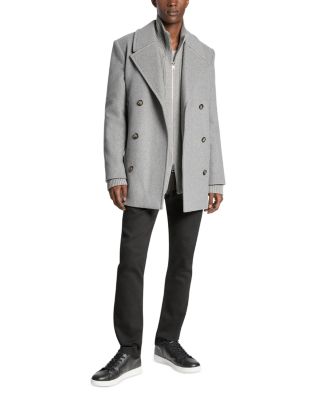 Zip Pocket Peacoat