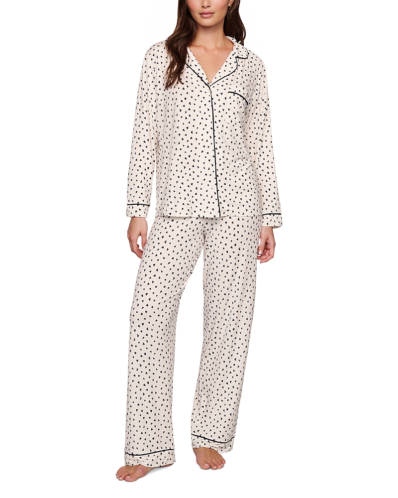 Eberjey Gisele Printed Long Pajama Set