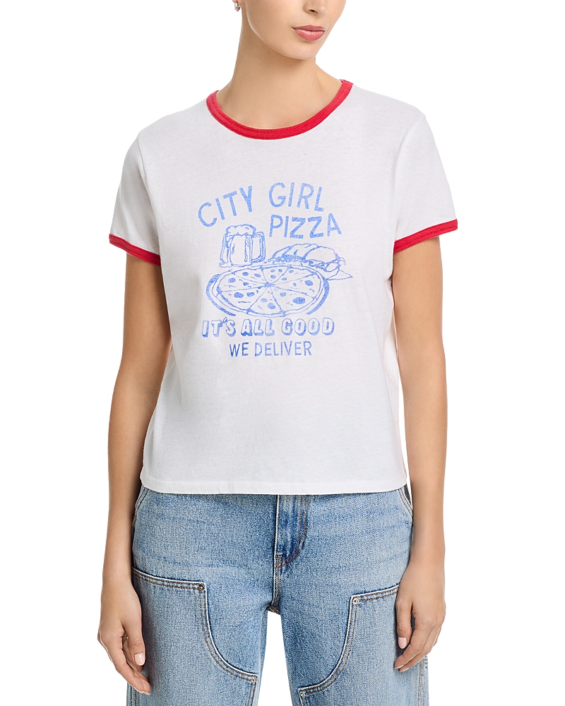 Mother The Lil Goodie Ringer Runner Tee