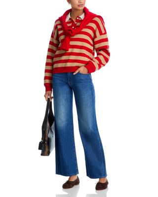 The Mid Rise Maven Skimp Wide Jeans in Big Tipper