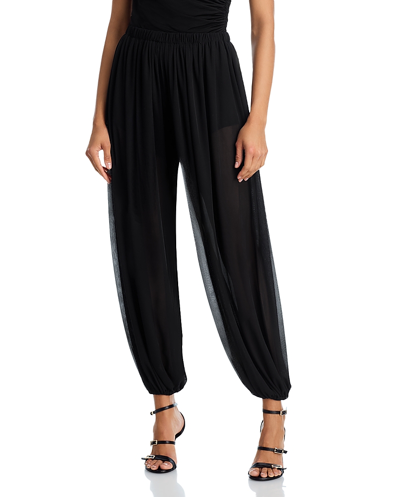 Aqua Balloon Pull On Pants - Exclusive In Black