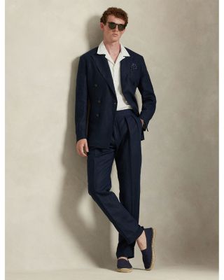 Classic Fit Slub Linen Camp Shirt