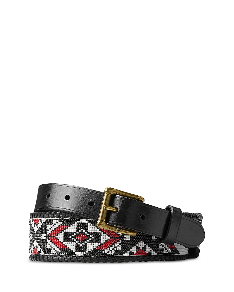 Polo Ralph Lauren X Topa Unisex 4 Winds Beaded Belt In Black