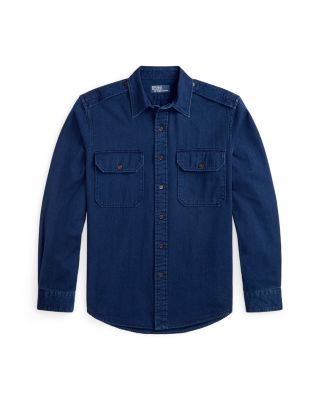 Classic Fit Indigo Chino Workshirt