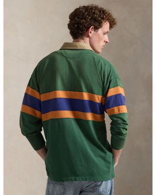 Vintage Fit Embroidered Rugby Shirt