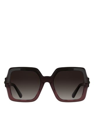 Roseau Oversized Square Sunglasses, 54mm