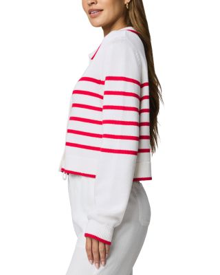 Nicolette Striped Polo Sweater