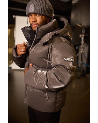 Kent-Glo High Gloss Quilted Hooded Down Jacket