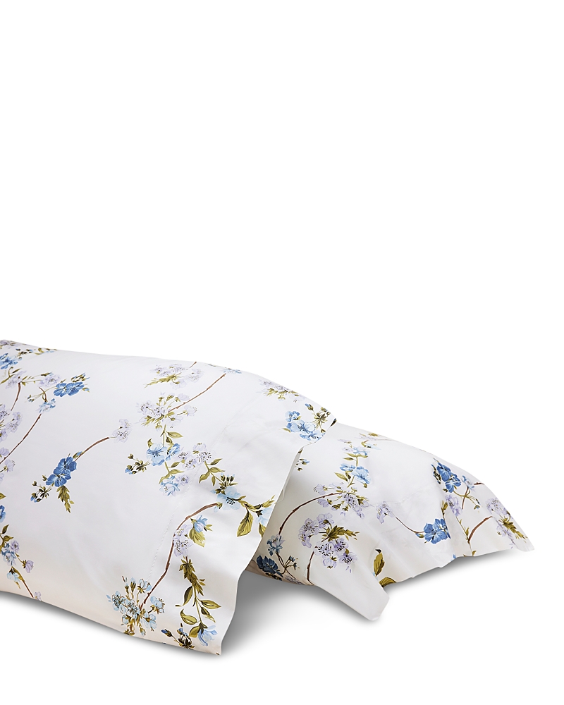 Pratesi Fresia Standard Pillowcase Set In Blue