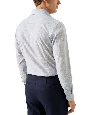 Contemporary Fit Floral Twill Shirt