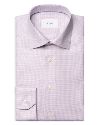 Contemporary Fit Textured Twill Shirt