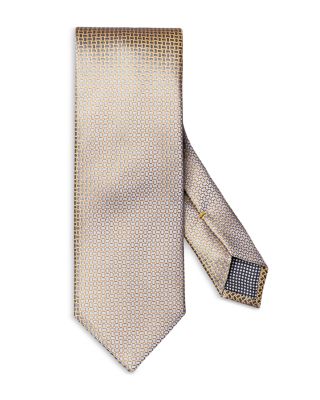Micro Geometric Silk Tie