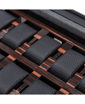 Roadster 10 Piece Watch Box with Drawer