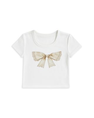 Girls' Tween Vintage Bow Tee - Big Kid