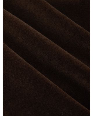 Double Breasted Peak Velvet Blazer