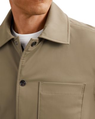 Parker Long Sleeve Nylon Patch Pocket Overshirt