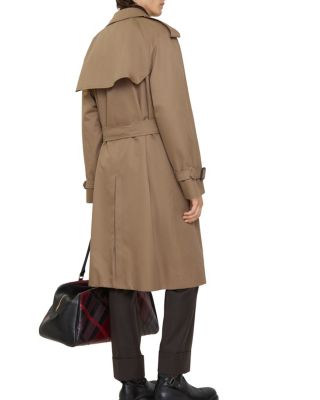 Long Gabardine Chestwood Trench Coat