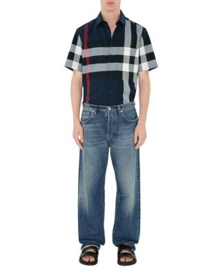 Slim Fit Check Cotton Shirt