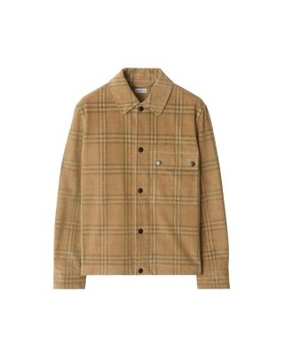 Check Corduroy Overshirt