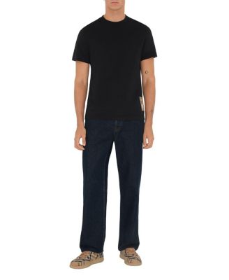 Check Label Cotton T-shirt