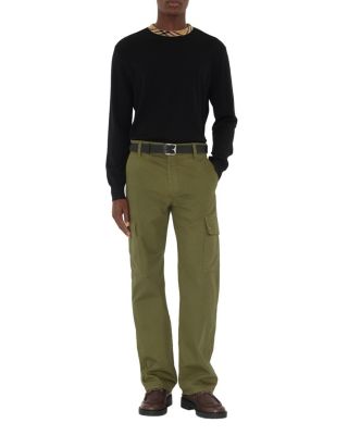 Gabardine Cargo Trousers