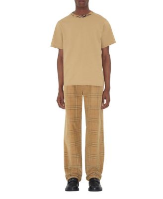 Check Corduroy Trousers