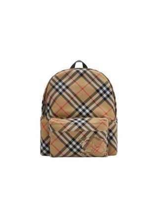 Small Check Backpack