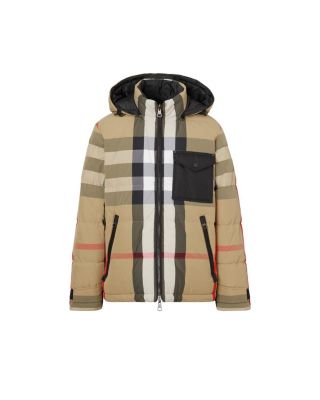 Reversible Check Puffer Jacket