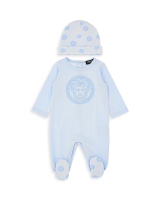 Unisex Jersey Medusa Dots Footie and Hat Set - Baby