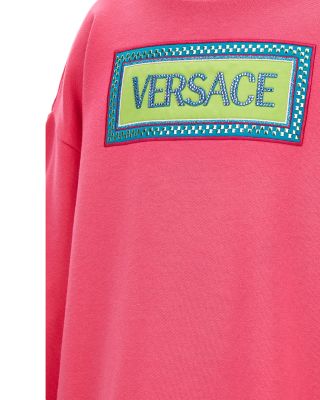 Girls' Electric Logo Embroidery Studded Fleece Dress - Little Kid, Big Kid