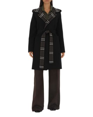  Mid-length Reversible Wool Car Coat
