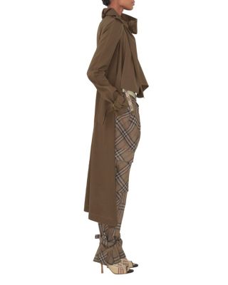  Long Silk Scarf Trench Coat