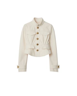Cropped Cotton Jacket