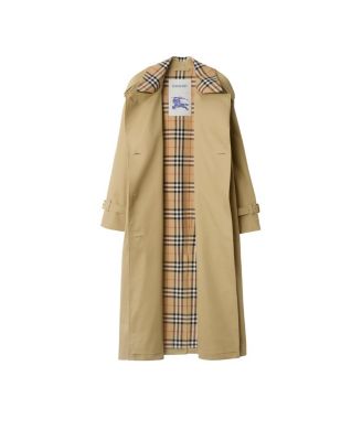 Long Check Collar Castleford Trench Coat
