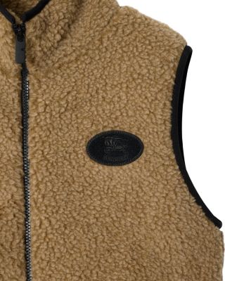 Cropped Fleece Gilet