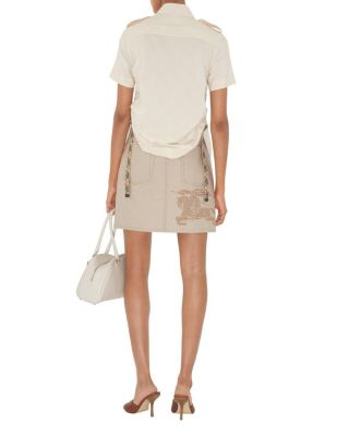 Slim Fit Striped Silk Shirt