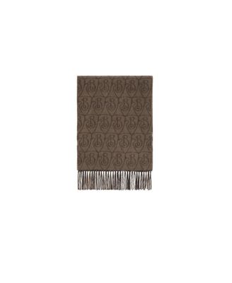  Reversible B Shield Cashmere Scarf