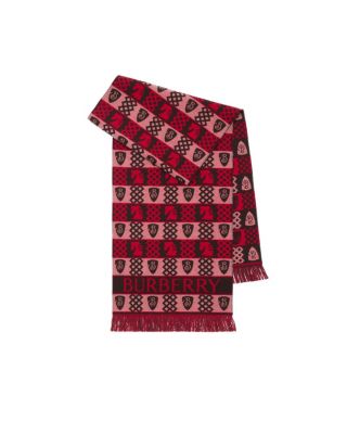  Chess Fair Isle Wool Scarf