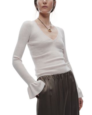 Watson Wool Ruffle Knit Sweater