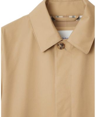  Mid-length Bonded Gabardine Car Coat