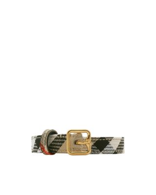  Thin Check B Buckle Belt