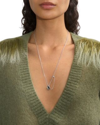 Onyx Shield Pendant Necklace