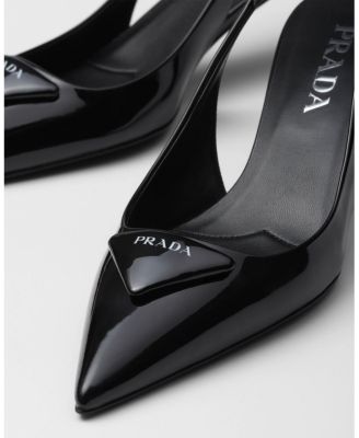  Women's Patent Leather Slingback Pumps