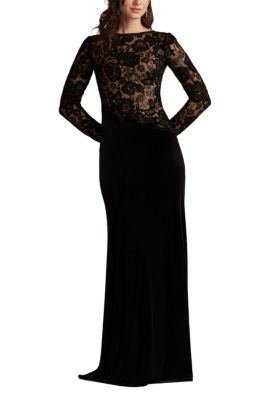 Forena Embroidered Crepe Gown